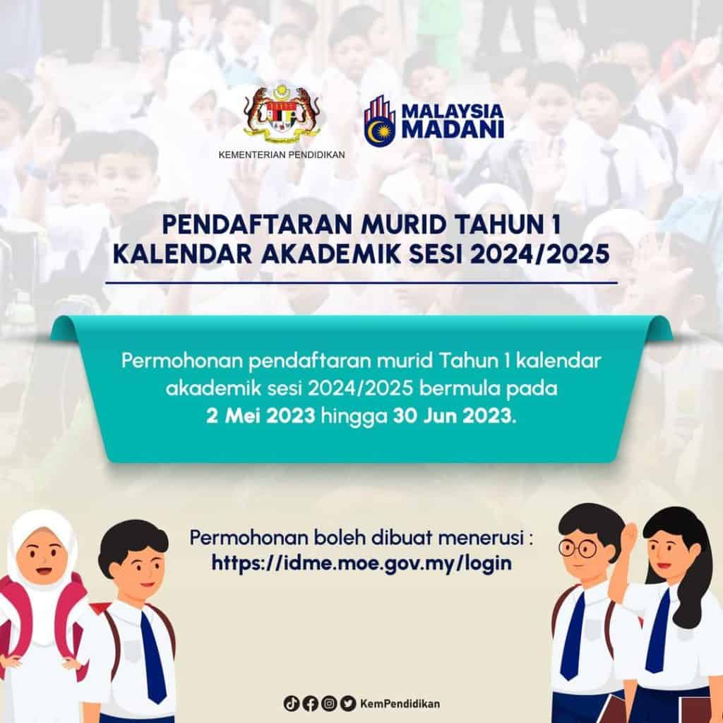 Pendaftaran Tahun Satu Sesi 2024/2025